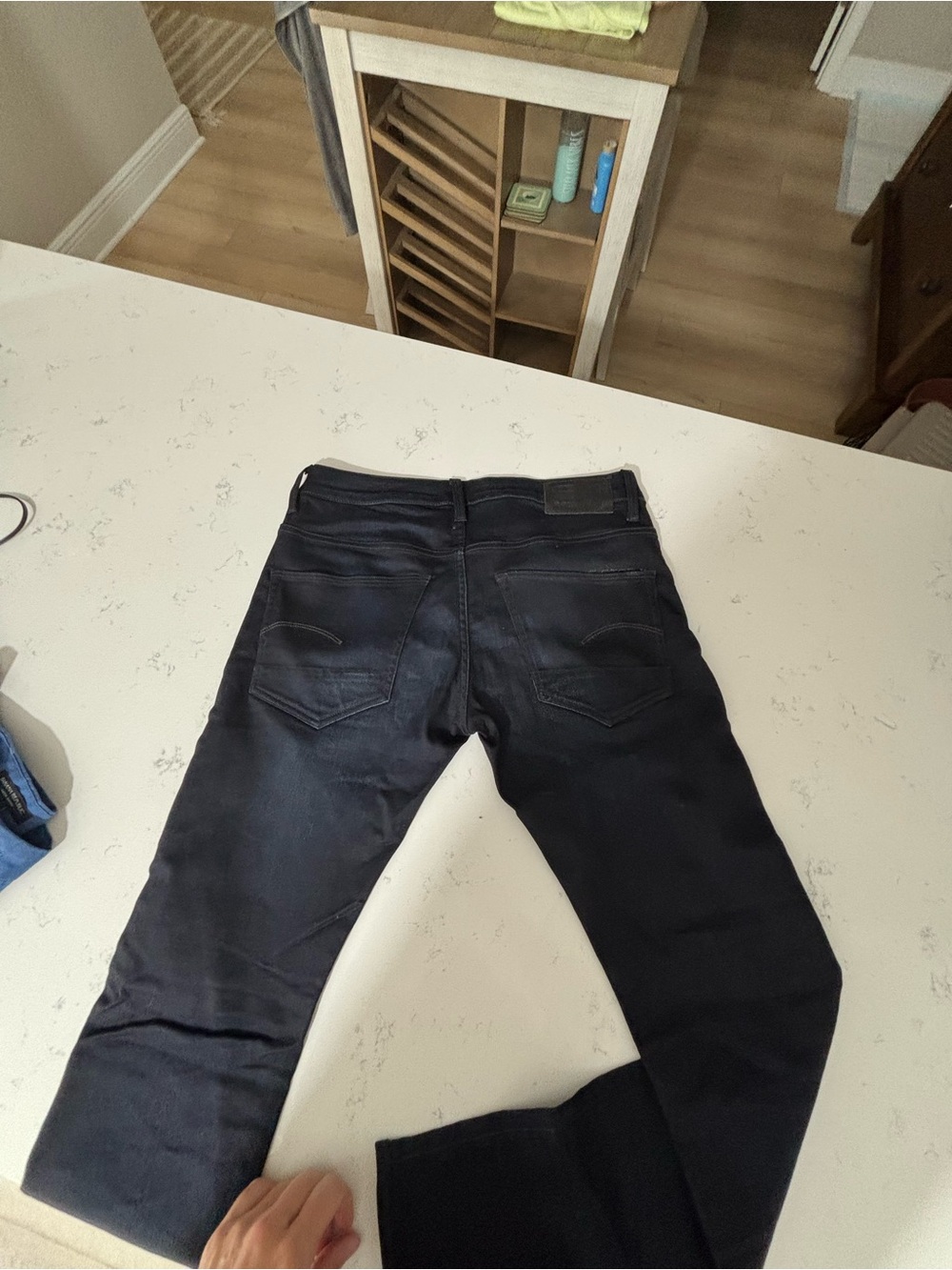 G-Star 3301 Slim Jeans in Dark Indigo - Picture 7 of 7
